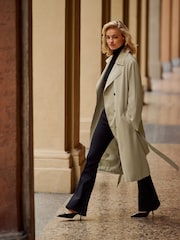 Camel - The Set Belted Trench Coat - Image 7 of 11