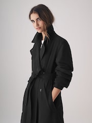 Черный - The Set Belted Trench Coat - Image 1 of 7
