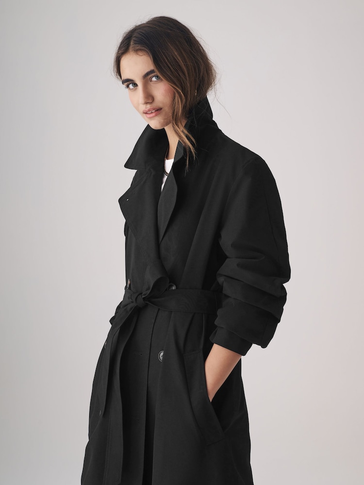 Черный - The Set Belted Trench Coat - Image 1 of 7