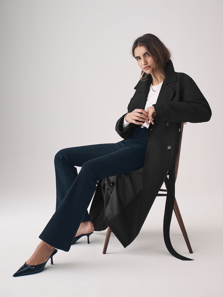 Черный - The Set Belted Trench Coat - Image 2 of 7