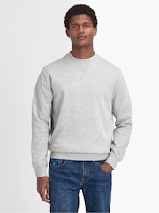 Barbour® Grey Beckhill Crew Neck 100% Cotton Sweatshirt - Image 2 of 6