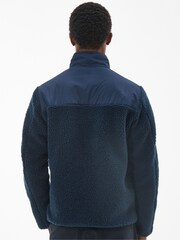 Barbour® Navy Hobson Zip Through Fleece - Image 2 of 7