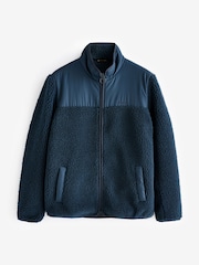 Barbour® Navy Hobson Zip Through Fleece - Image 6 of 7