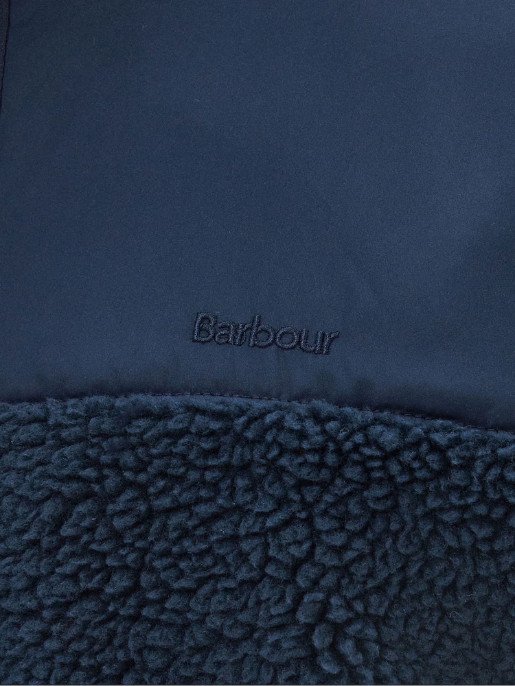 Barbour® Navy Hobson Zip Through Fleece - Image 7 of 7 Barbour® Navy Hobson Zip Through Fleece - Image 7 of 7