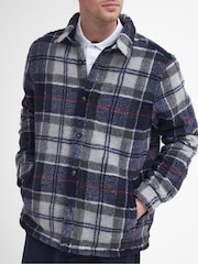 Barbour® Grey Bryson Fleece Overshirt - Image 4 of 7