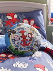Blue Spidey and His Amazing Friends 100% Cotton Cushion - Image 1 of 3