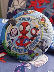 Blue Spidey and His Amazing Friends 100% Cotton Cushion - Image 2 of 3