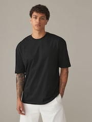 Noir - Lot de 5 t-shirts Essential en coton décontracté - Image 2 de 8