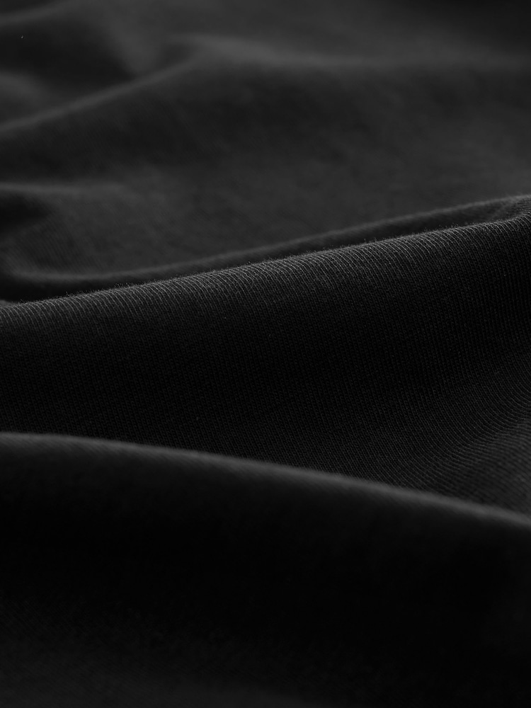 Noir - Lot de 5 t-shirts Essential en coton décontracté - Image 8 de 8
