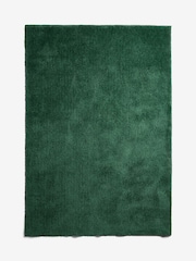 Bottle Green Cosy Washable Shaggy Rug - Image 5 of 5
