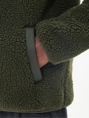 Barbour® Olive Green Olive Green Hobson Zip Up Fleece - Image 5 of 7