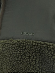 Barbour® Olive Green Olive Green Hobson Zip Up Fleece - Image 7 of 7