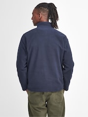 Barbour® Navy Quarter Zip Essentials Fleece - Image 3 of 7