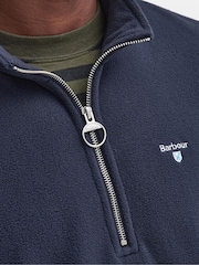 Barbour® Navy Quarter Zip Essentials Fleece - Image 5 of 7