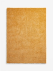 Ochre Yellow Cosy Washable Shaggy Rug - Image 5 of 5