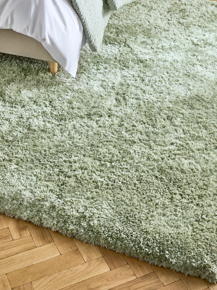 Sage Green Sumptuously Soft Rug - Image 2 of 6