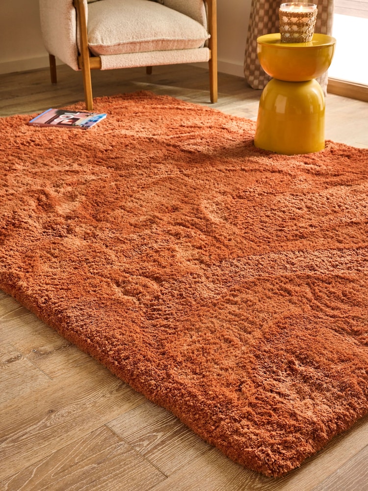 Orange Super Softy Rug - Image 2 of 5
