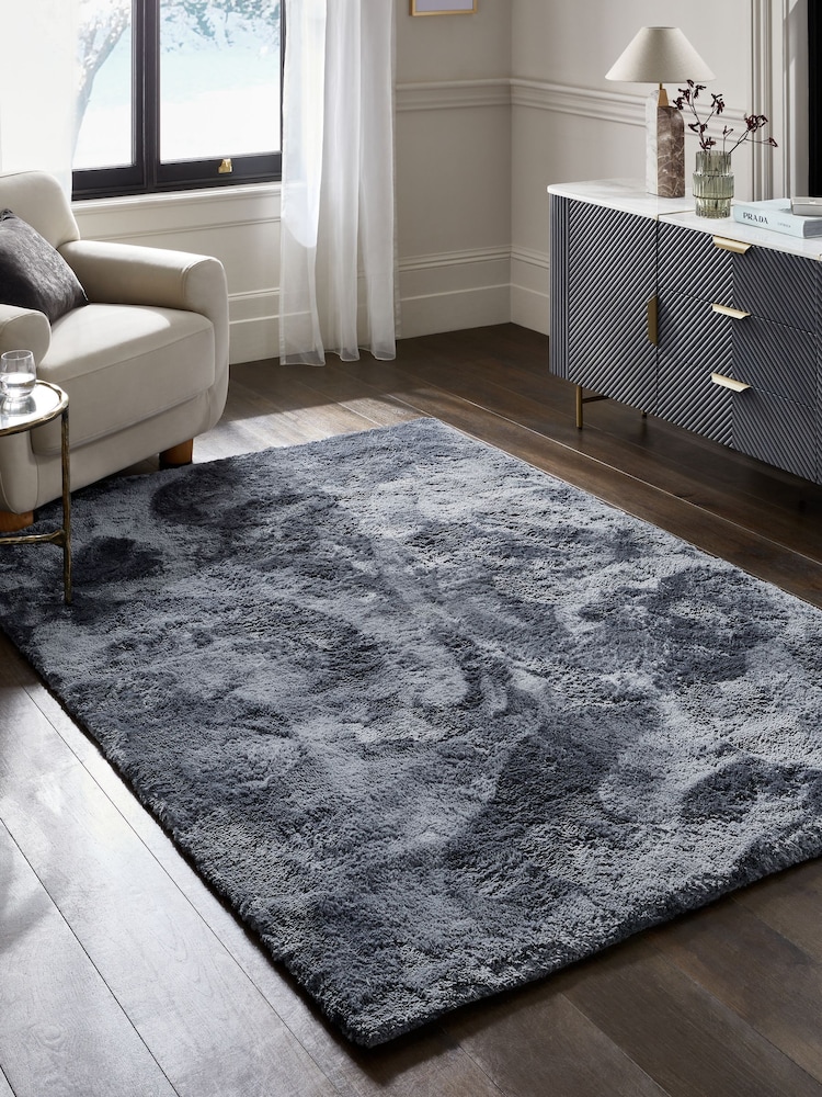 Blue/Grey Collection Luxe Plush Rug - Image 1 of 5