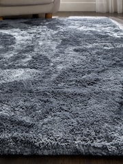 Blue/Grey Collection Luxe Plush Rug - Image 3 of 5