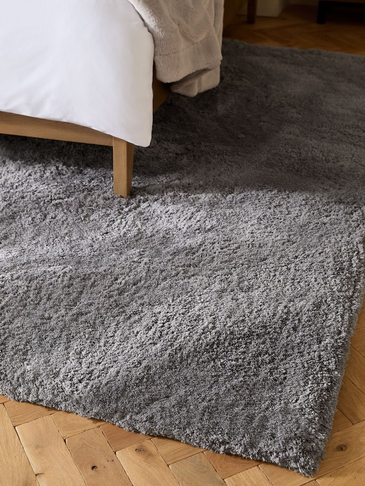 Charcoal Grey Collection Luxe Plush Rug - Image 2 of 5