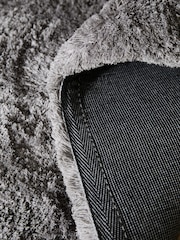 Charcoal Grey Collection Luxe Plush Rug - Image 4 of 5