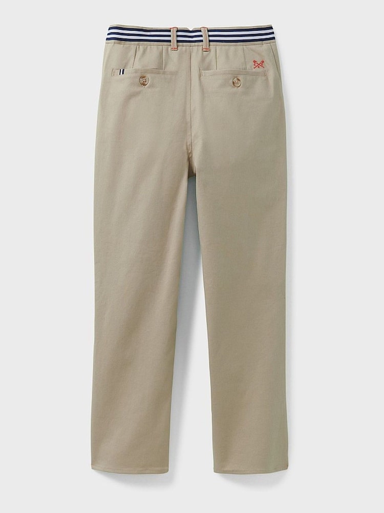 Crew Clothing Company Grey Slim Chinos - Image 3 of 3