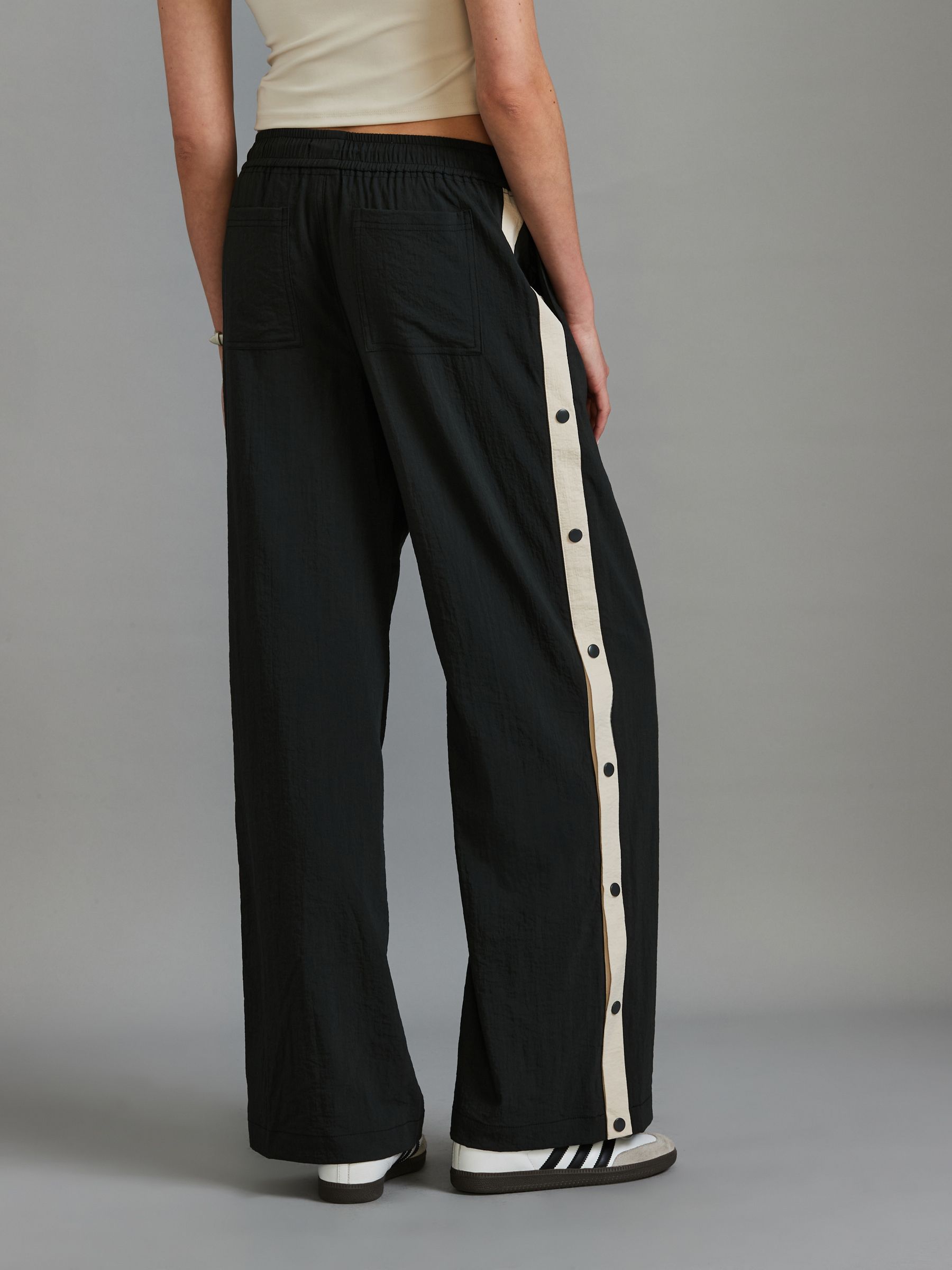 Buy Charcoal Grey Nylon Popper Side Trackpants from Next Germany