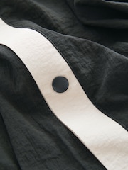 Charcoal Grey Nylon Popper Side Trackpants - Image 6 of 6
