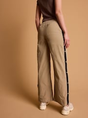 Camel Nylon Popper Side Trackpants - Image 4 of 7