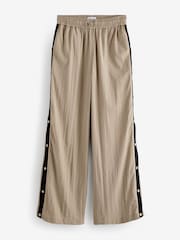 Camel Nylon Popper Side Trackpants - Image 6 of 7
