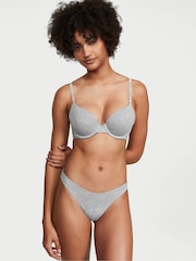 Victoria's Secret Medium Heather Grey High Leg Knickers - Image 1 of 3