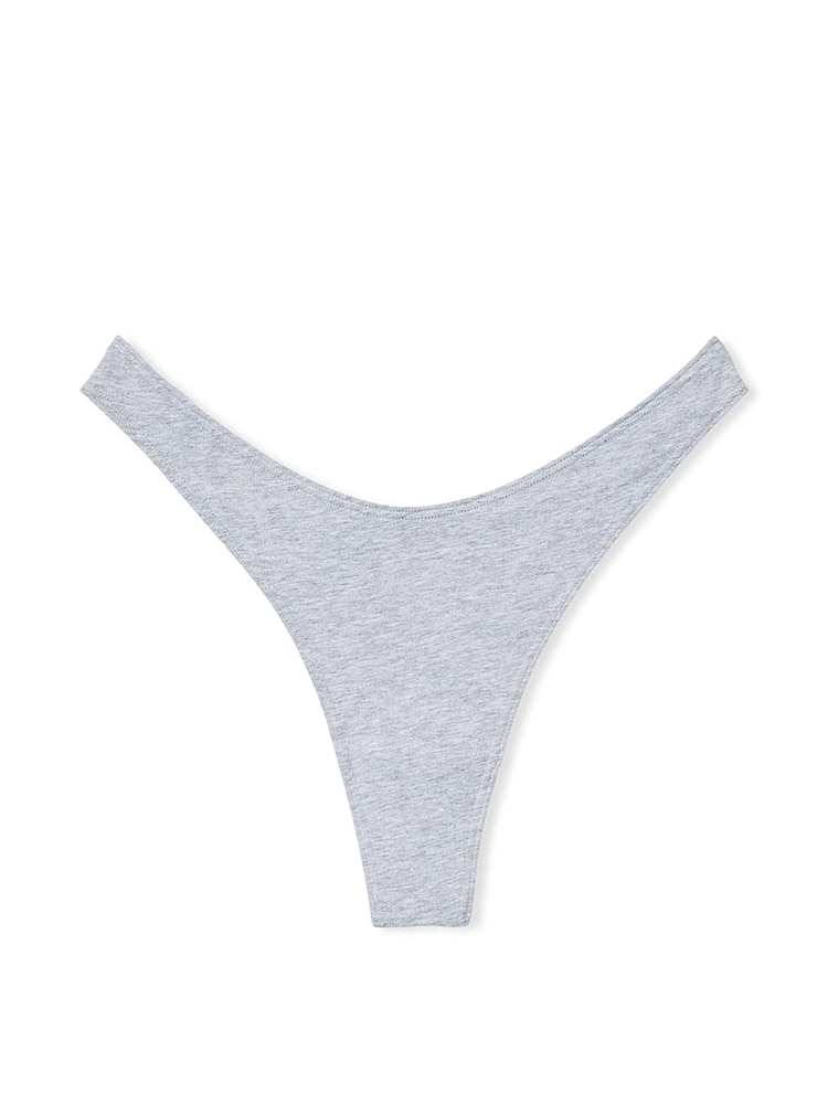 Victoria's Secret Medium Heather Grey High Leg Knickers - Image 3 of 3