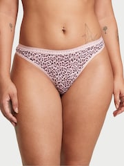 Victoria's Secret Leopard Pink Thong Knickers - Image 1 of 3