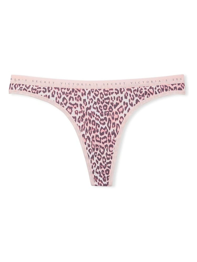 Victoria's Secret Leopard Pink Thong Knickers - Image 3 of 3 Victoria's Secret Leopard Pink Thong Knickers - Image 3 of 3