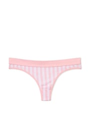Victoria's Secret Pretty Blossom Pink Stripe Thong Knickers - Image 3 of 3
