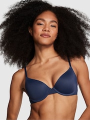 Victoria's Secret PINK Blue Midnight Navy Push Up Bra - Image 1 of 3