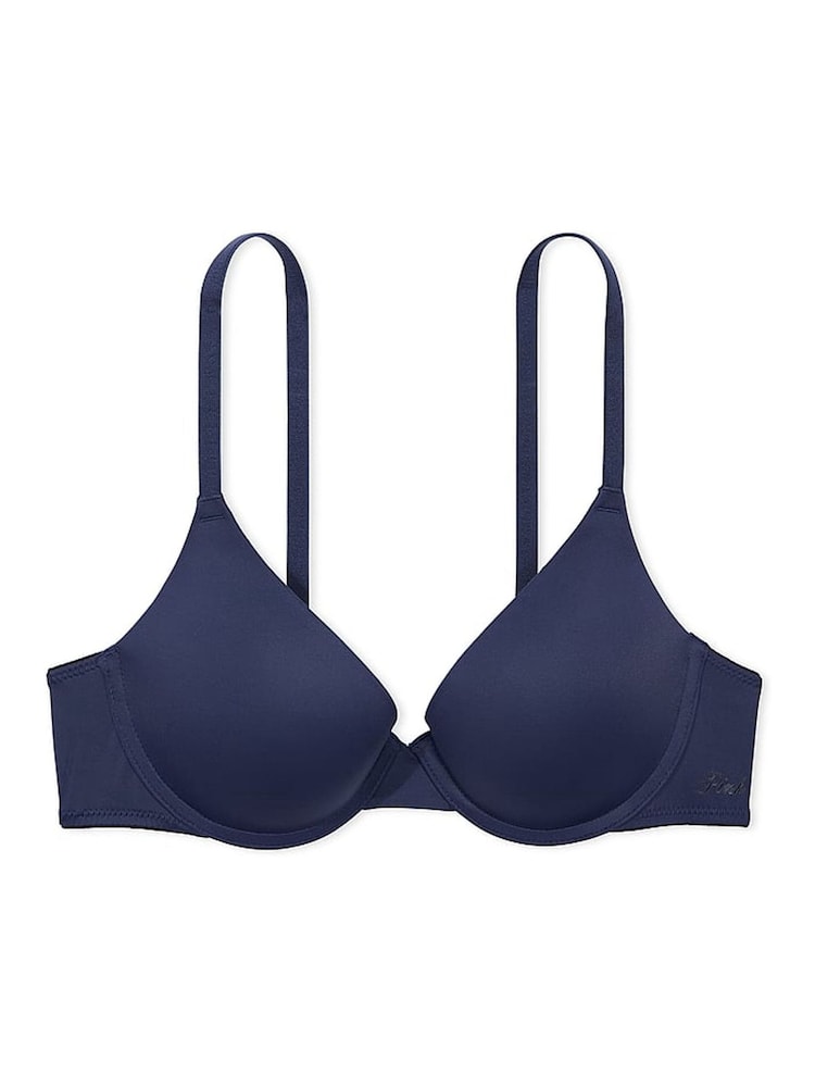 Victoria's Secret PINK Blue Midnight Navy Push Up Bra - Image 3 of 3