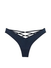 Victoria's Secret Dark Twilight Blue Thong Knickers - Image 3 of 3