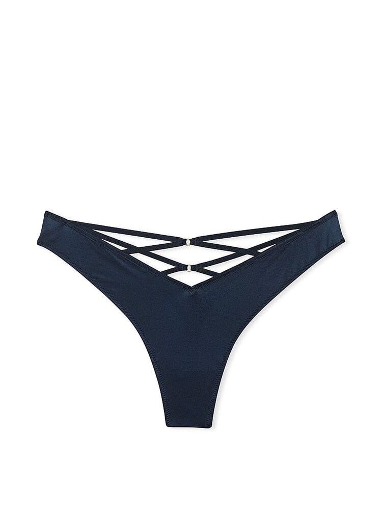 Victoria's Secret Dark Twilight Blue Thong Knickers - Image 3 of 3