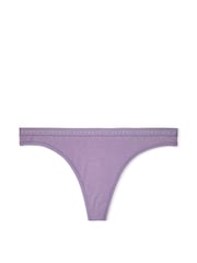Victoria's Secret Frozen Plum Purple Thong Knickers - Image 3 of 3