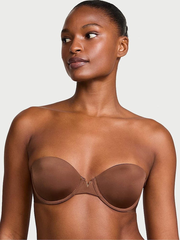 Victoria's Secret Mousse Nude Strapless Lightly Lined Strapless Bra - Image 1 of 4