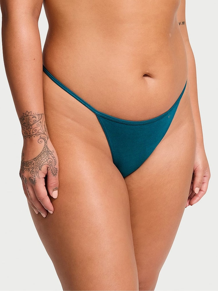 Victoria's Secret Dark And Stormy Blue Knickers - Image 1 of 3