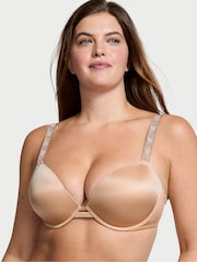 Victoria's Secret Praline Nude Smooth Push Up Shine Strap Bra - Image 1 of 3