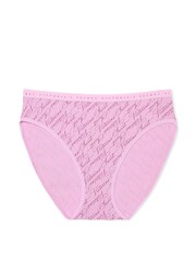 Victoria's Secret Violet Sugar Purple Script Brief Knickers - Image 3 of 3