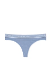 Victoria's Secret Faded Denim Blue Thong Knickers - Image 3 of 3
