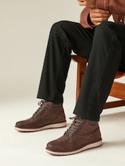 Brown Leather Sports Boots - Image 1 of 6