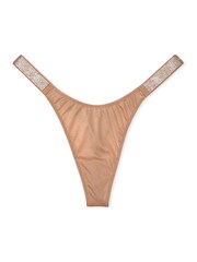 Victoria's Secret Praline Nude Smooth Thong Shine Strap Knickers - Image 3 of 3