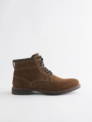 Hellbraun/Braun - Chukka-Stiefel mit Schnürung - Bild 3 von 7