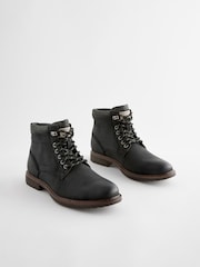 Black Lace Up Chukka Boots - Image 1 of 6
