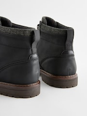 Black Lace Up Chukka Boots - Image 5 of 6